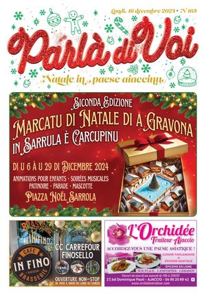 PARLÀ DI VOI N°165 S.51 Spécial Fêtes