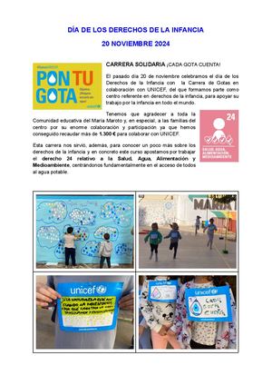 Actividades del Día De La Infancia - noviembre 2024