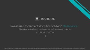 Presentation Club Deal Finapierre