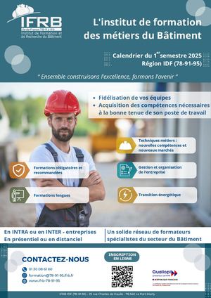 Plaquette 1er Semestre IFRB