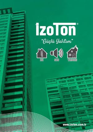 İZo Ton Isı Ve Ses Yalıtım Kataloğu