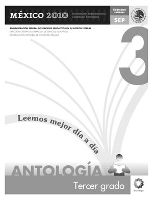 Antología Tercer Grado
