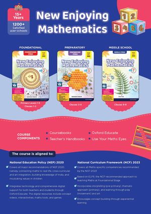 Revised New Enjoying Mathematics brochure