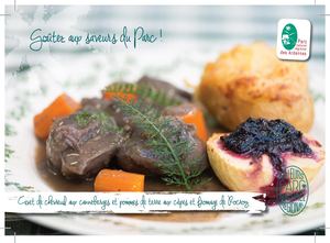 Les cartes recettes du Parc
