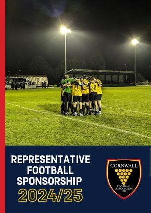 Sponsorship Pack - Cornwall FA Representative Squad 2025