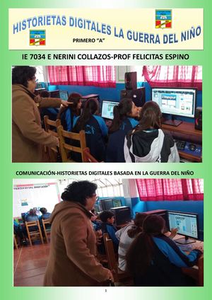 Historietas Digitales Guerra Del Niño Nerini Collazos Fija