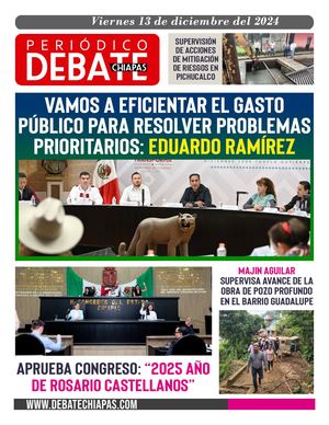 Debate Chiapas Viernes 13 De Diciembre Del 20234