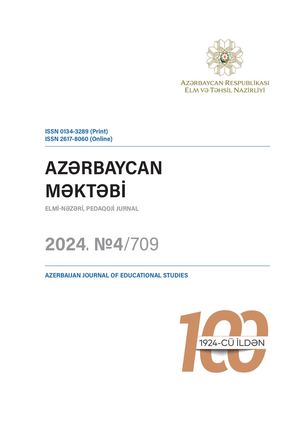 "Azərbaycan məktəbi" jurnalı №4 (709), 2024/ Azerbaijan Journal of Educational Studies, issue 4, volume 709.