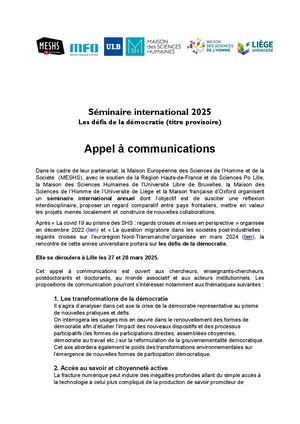 AAC Séminaire Democratie 2025