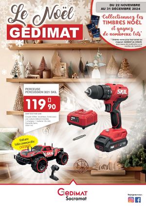 Promo Gedimat Noel 2024