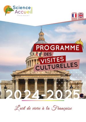 Programme Visites Culturelles Science Accueil 24 25