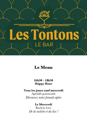 Les Tontons - Le Bar