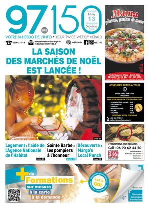Journal le 97150 - Edition du vendredi 13 décembre 2024 - N°862