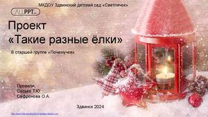 проект Такие разные ёлки 12 24 Почемучки