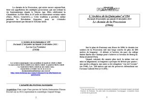AMFAR A15 194 Le chemin de la Procession (1966)