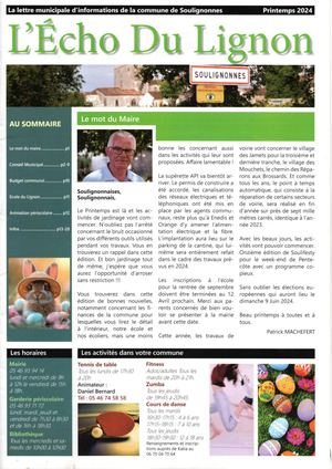Écho Du Lignon Printemps 2024