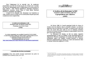 AMFAR A15 185 Expropriations aux Glisières (1885)