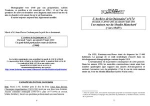 AMFAR A15 174- Une maison rue du Moulin-Blanchard (vers 1945)