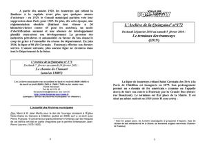 AMFAR A15 172- Le terminus des tramways (1919)