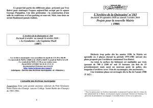 AMFAR A15 163- Projet pour la nouvelle Mairie (1980)