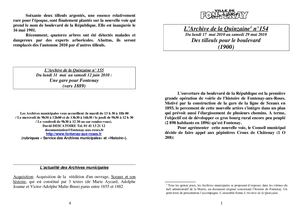 AMFAR A15 154-Des tilleuls pour le boulevard (1900)