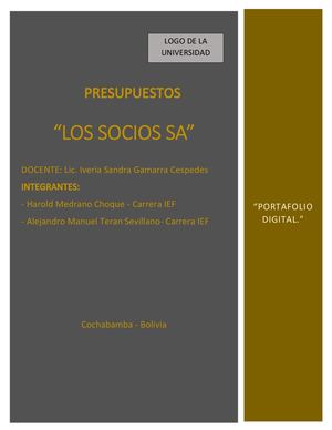 Portafolio Digital H5 Presupuestos