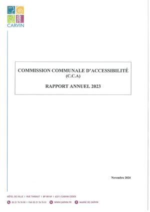Rapport annuel CCA 2023