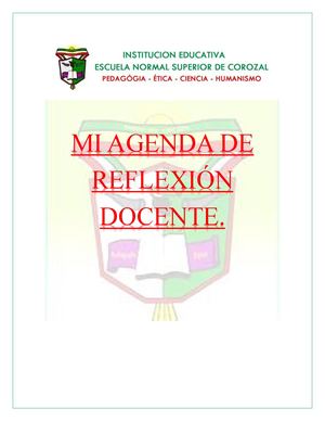 Mi Agenda De Reflexión Docente Yeni 4 Semestre (1)