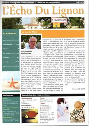 Écho Du Lignon Été 2024