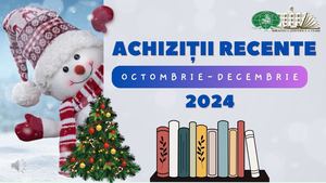 Achiziţii recente octombrie - decembrie 2024 [Resursă electronică] : Expoziţie / Biblioteca Ştiinţifică a Universităţii de Stat „Alecu Russo” din Bălţi ; realizare: Ala Lîsîi, Angela Hâbâşescu, Aliona Purici, Natalia Luchianciuc, Gabriela Cazacu ; redacto