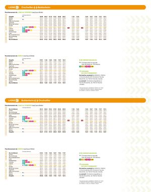Fiche Horaire  Ligne C Web