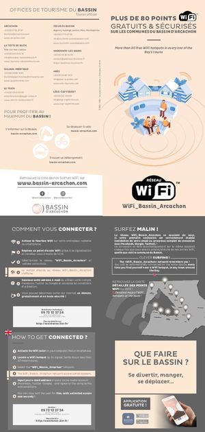 Trouver votre point WiFi sur le Bassin d'Arcachon