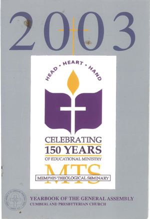 2003 Yearbook of the Cumberland Presbyterian Church