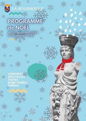 Agenda Ville de La Bourboule Noël 2024