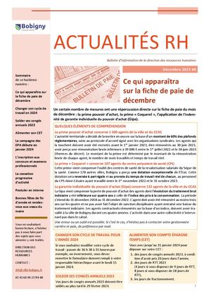 Calaméo - Actualités Rh Décembre 2023