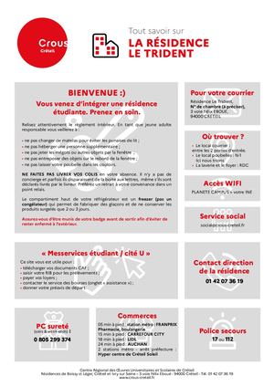 TOUT SAVOIR SUR la résidence le Trident