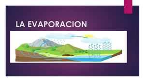 La Evaporacion