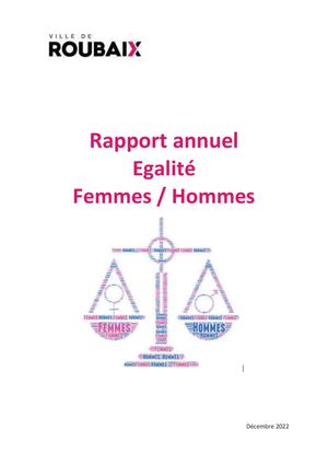 Rapport annuel Egalité Femmes - Hommes Année 2022