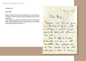 Lettres de Roger Plisson à sa famille. Année 1918.