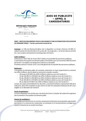 Appel à Candidature Forestland 2024 à Publier