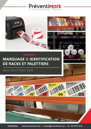 Brochure Etiquetage Racks Et Palettiers Preventimark