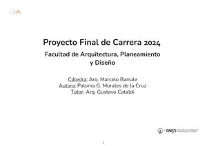 LIBRO PFC 2024 - MORALES PALOMA - CATEDRA BARRALE - ESCUELA COMO COMUNIDAD