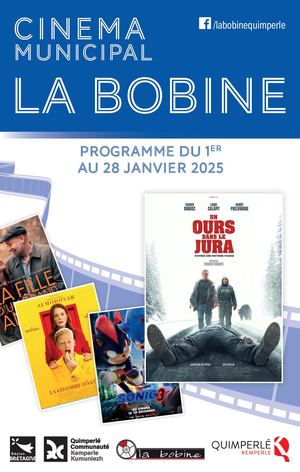 La Bobine - Programme du 1er au 28 janvier 2025