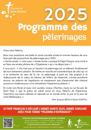 Depliant des Pelerinages 2025