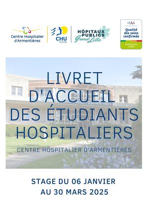 Livret D'accueil étudiants Hospitaliers