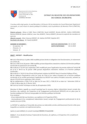 Délib 206 24 23 Rifseep Modification