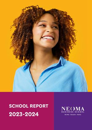 NEOMA School Report 2023 24 (English version)