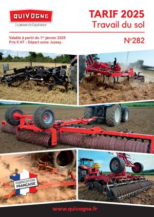 Quivogne Tarifs 2025 - TRAVAIL DU SOL