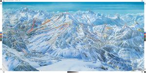 Plan des pistes Risoul La Forêt Blanche 2024/2025