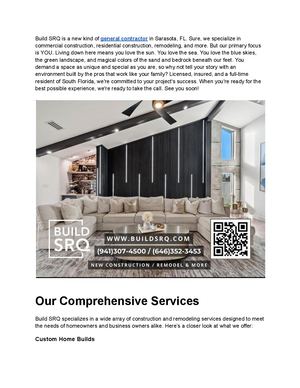 Calaméo - Build SRQ - Redefining General Contracting in Sarasota, FL